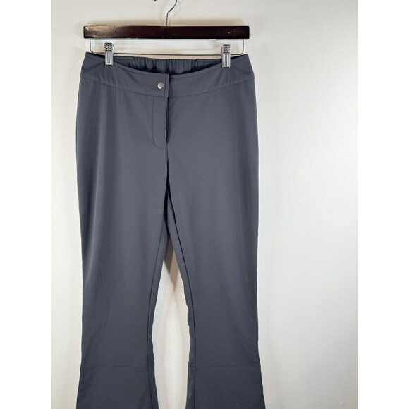 Obermeyer Womens Pants Gray Flared Ankle Zip Ski Snowboard Winter Outdoor Size 8 - Picture 6 of 11